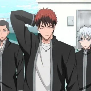 🥢 Akashi Seijuro Kuroko's Basketball Anime, Basket, Scuola, Sport, Personaggio telegram sticker