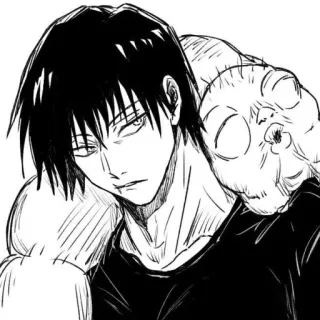 🎴 Anime, Manga, Personaje, Ilustración, Hombre, Arte, Retrato telegram sticker