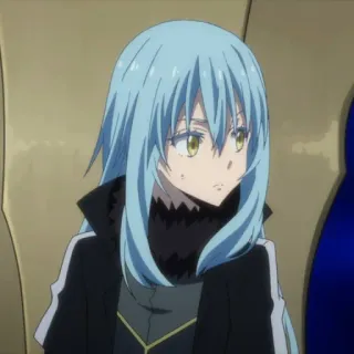 😓 Rimuru Tempest That Time I Got Reincarnated as a Slime Аниме, Исекай, Слизь, Римуру, Темпест telegram sticker