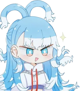 🥹 Kobo Kanaeru Аниме, Витубер, Кобо, Канаэру whatsapp sticker