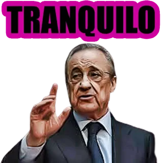 😊 TRANQUILO Mann, ruhig, tranquilo, Politiker, Anzug telegram sticker