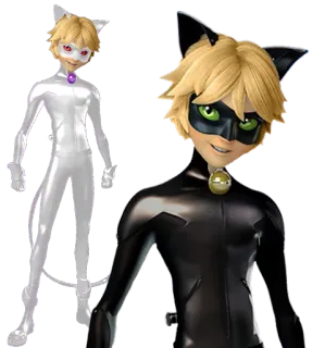 😼 Cat Noir Miraculous: Tales of Ladybug & Cat Noir Кот Нуар, Леди Баг и Супер-Кот, Аниме, Мультфильм telegram sticker