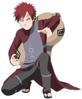 😕 Gaara Naruto Anime, Manga, Ninja, Pasir, Gaara whatsapp sticker