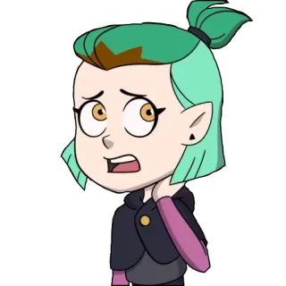 🤥 Amity Blight The Owl House cartoon, character, the owl house, amity blight, witch, disney telegram sticker
