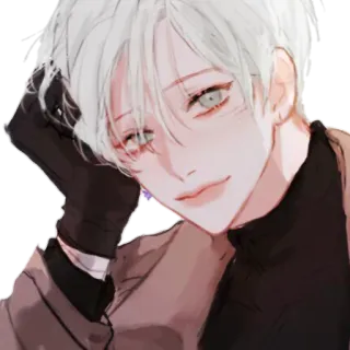 🙂 anime, cartoon, person, character, art, illustration telegram sticker
