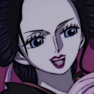 📜 Nico Robin One Piece 妮可·罗宾, 海贼王, 动漫, 漫画, 草帽海贼团, 恶魔果实 telegram sticker