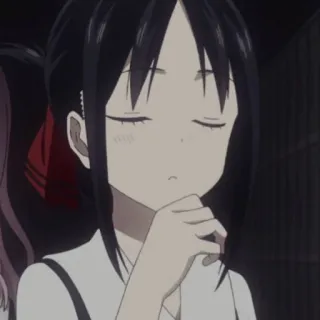 😌 Kaguya Shinomiya Kaguya-sama: Love Is War Аниме, Кагуя, Синомия, Кагуя-сама, Любовь это война, Манга telegram sticker