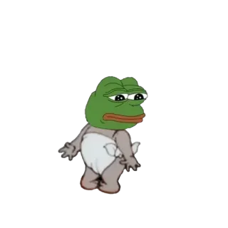 😒 Pepe the Frog Pepe, Rana, Meme, Meme di Internet telegram sticker