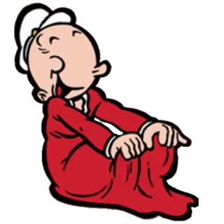 😄 Popeye desenho animado, marinheiro, espinafre, animação, personagem telegram sticker