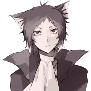 😾 Anime, Katzenohren, Manga, Neko, Charakter telegram sticker