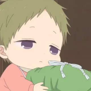 🥺 anime, cute, baby, toddler, sleepy, sleep telegram sticker