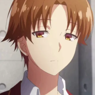 🎲 Ayanokoji Kiyotaka Classroom of the Elite Anime, Mangá, Sério, Escola, Sala de aula whatsapp sticker