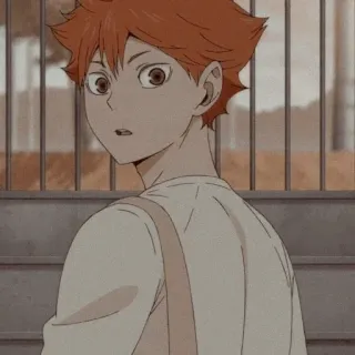 🌌 Hinata Shoyo Haikyuu anime, manga, character, hinata shoyo, haikyuu, volleyball telegram sticker