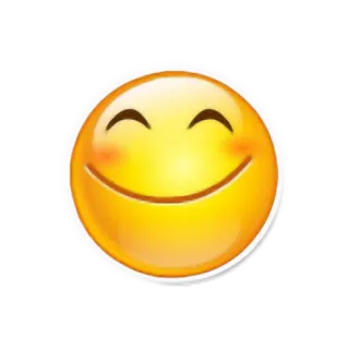☺️ Emoji, Sorriso, Feliz, Alegre, Positivo, Animado telegram sticker