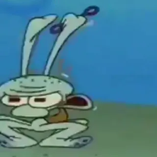😤 Squidward SpongeBob SquarePants Мультфильм, Сквидвард, Спанч Боб whatsapp sticker