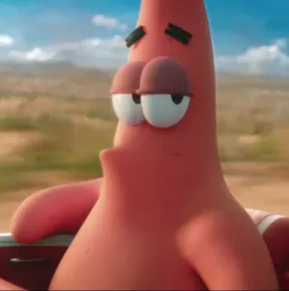 🐙 Patrick Star Patrick Star, Spongebob, cartoon, starfish telegram sticker