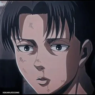 🖤 Levi Ackerman Attack on Titan Anime, Personage, Attack on Titan, Levi, Levi Ackerman, Manga telegram sticker