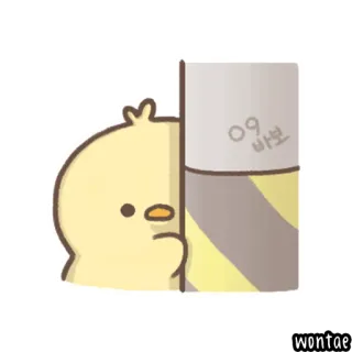 🐤 09
바보 mignon, animal, jaune, regardant, dessin animé, wontae telegram sticker