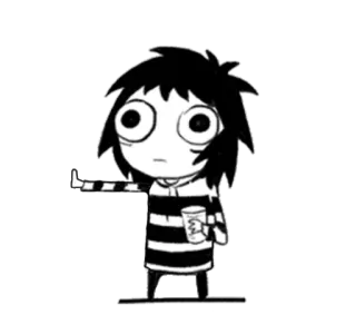 🖕 Kartun, Karakter, Jari tengah, Ofensif, Sikap, Ilustrasi, Animasi whatsapp sticker