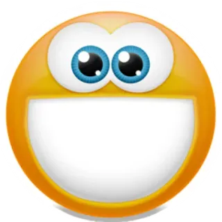 🤠 emoji, smiley, rosto, feliz, desenho animado telegram sticker
