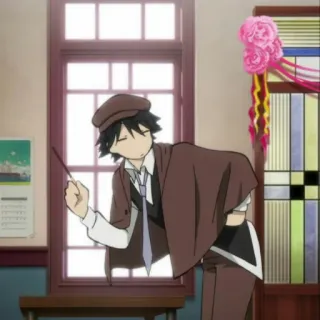 🍡 Ranpo Edogawa Bungou Stray Dogs anime, detective, fanart, ranpo edogawa, bungou stray dogs telegram sticker