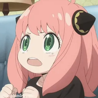 🎀 Anya Forger Spy x Family Anya, Spy x Family, Anime, mignon, Manga telegram sticker