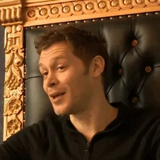 📰 Klaus Mikaelson The Vampire Diaries homme, acteur, vampire, vampire diaries, klaus mikaelson, personnage, série tv telegram sticker