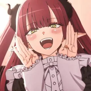 😍 Marin Kitagawa My Dress-Up Darling Anime, Manga, Cosplay, Marin Kitagawa, My Dress-Up Darling, mignon, fille telegram sticker