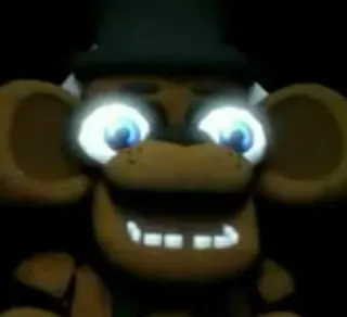 ⛓ Freddy Fazbear Five Nights at Freddy's Horreur, Animatronique, Jeu vidéo, Freddy Fazbear, Effrayant whatsapp sticker