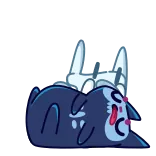 😨 chat, dessin animé, autocollant, mignon, animal, animé whatsapp sticker