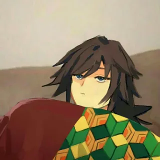 🌊 Giyu Tomioka Demon Slayer Аниме, Клинок, рассекающий демонов, Гию Томиока, Манга telegram sticker