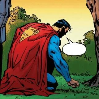 💎 Superman Superheld, Comic, DC, Clark Kent, Umhang telegram sticker