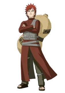 💯 Gaara Naruto gaara, anime, manga, naruto, sand, character telegram sticker