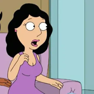 ▪️ Bonnie Swanson Family Guy 보니 스완슨, 패밀리 가이, 만화, 성인 애니메이션 telegram sticker