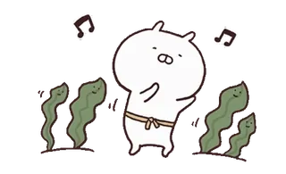 💨 niedlich, tanzen, tier, comic, kawaii, fröhlich telegram sticker