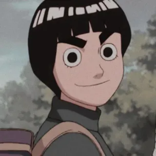 🙂 Rock Lee Naruto Anime, Mangá, Rock Lee, Naruto, Personagem, Desenho animado telegram sticker