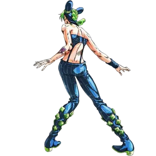 🍑 Jolyne Cujoh JoJo's Bizarre Adventure Anime, Manga, Jojo, Jojo's Bizarre Adventure, Jolyne, Stone Ocean, Personnage telegram sticker
