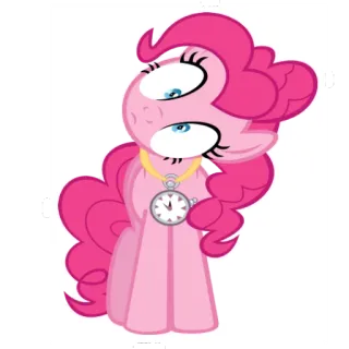 🕚 Pinkie Pie My Little Pony 핑키 파이, 마이 리틀 포니, 만화, 포니, 말 telegram sticker