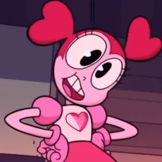🤡 Spinel Steven Universe cartoon, Spinel, Steven Universe, pink, character whatsapp sticker