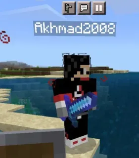 🧑‍✈️ Minecraft Akhmad2008 Minecraft, Video game, Avatar, Nama pengguna telegram sticker