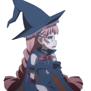 😰 penyihir, anime, manga, fantasi, sihir, kartun telegram sticker
