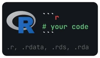 ⌨️ # your code programmazione, linguaggio R, codifica, software, data science, statistica telegram sticker