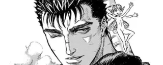 🖤 Guts Berserk manga, anime, fantasy, warrior, sword whatsapp sticker