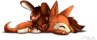 🤗 cartoon, animals, cute, sleep, sleeping whatsapp sticker