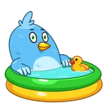 BlueBird telegram stickers