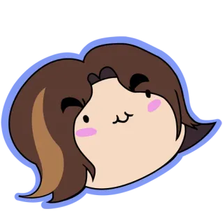 😊 mignon, dessin animé, visage, tâche, kawaii telegram sticker