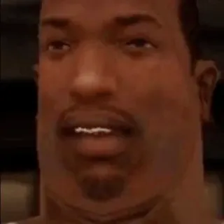 🤨 CJ Grand Theft Auto: San Andreas cj, grand theft auto, san andreas, charakter, spiel telegram sticker