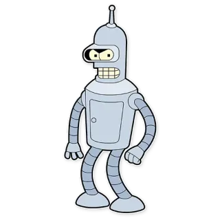 😬 Bender Futurama Cartone animato, Robot, Bender, Futurama telegram sticker