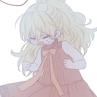 🍼 Anime, Garota, Fofa, Criança, Desenho animado telegram sticker