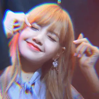 🐙 Lisa (Blackpink) K-Pop, Idol, Sängerin, Asiatisch, Frau, Schönheit, Lisa, Blackpink telegram sticker